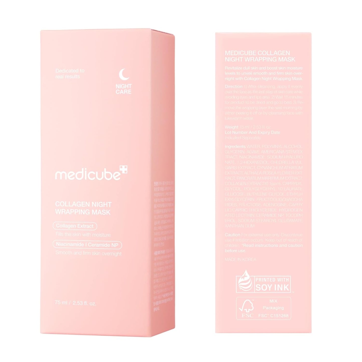 medicube Wrapping Mask Collagen Overnight Peel Off Facial Mask